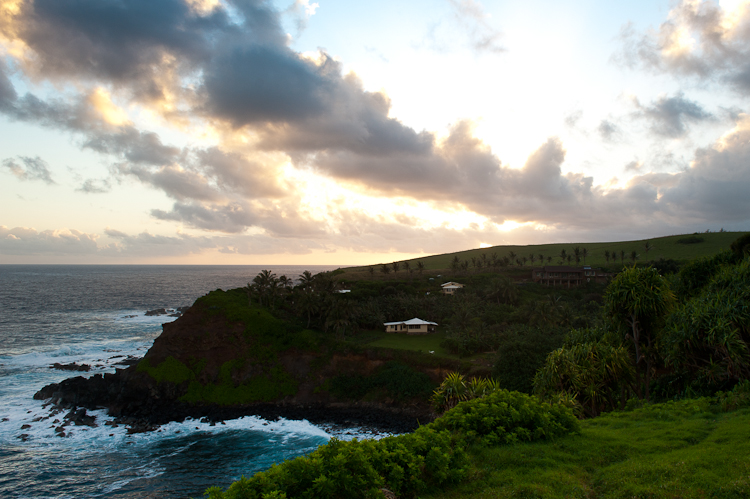 Windward Garden Cliffs at Sunrise