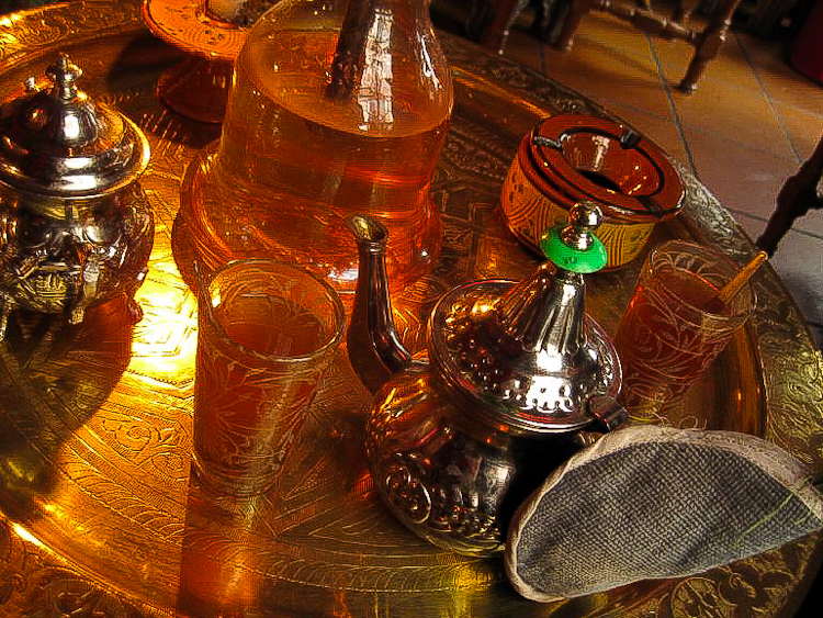 Teahouse in Granada, Spain Teahouse in Granada, Spain