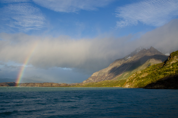 A Rainbow over Lake Nordenskjöld, Torres del Paine, Chile A Rainbow over Lake Nordenskjöld, Torres del Paine, Chile