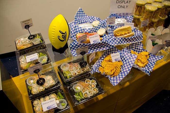 UC Berkeley, California Memorial Stadium Food Samples UC Berkeley, California Memorial Stadium Food Samples