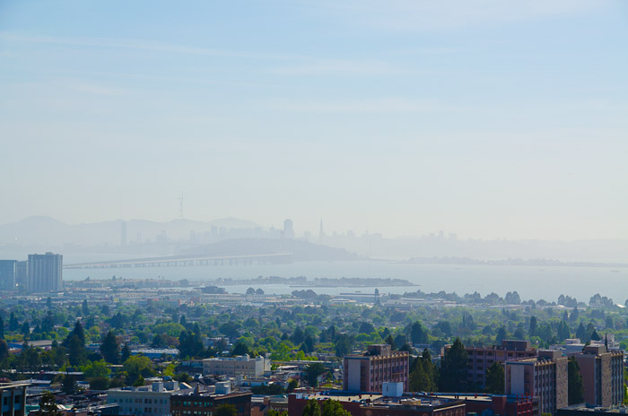 San Francisco Bay from Memorial Stadium, Berkeley, California San Francisco Bay from Memorial Stadium, Berkeley, California