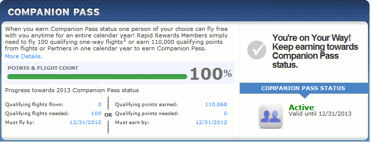 Southwest Companion Pass Summary Southwest Companion Pass Summary
