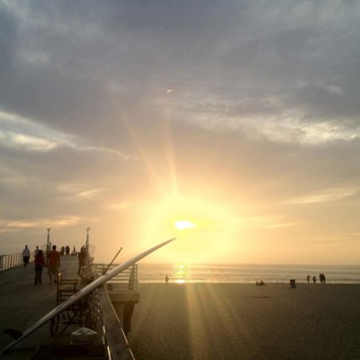 Sunset at Hermosa Beach