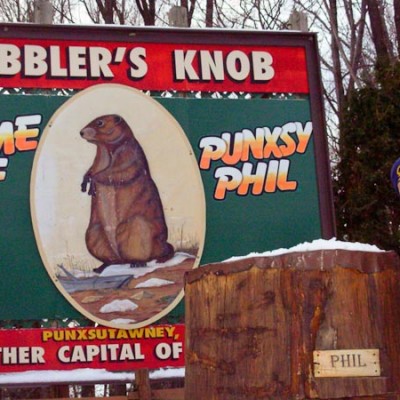 Meeting Phil in Punxsutawney, PA