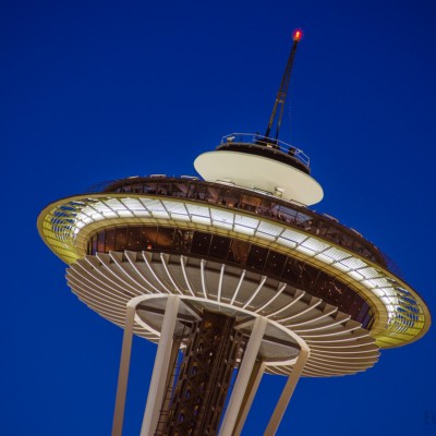 Seattle Space Needle at Night